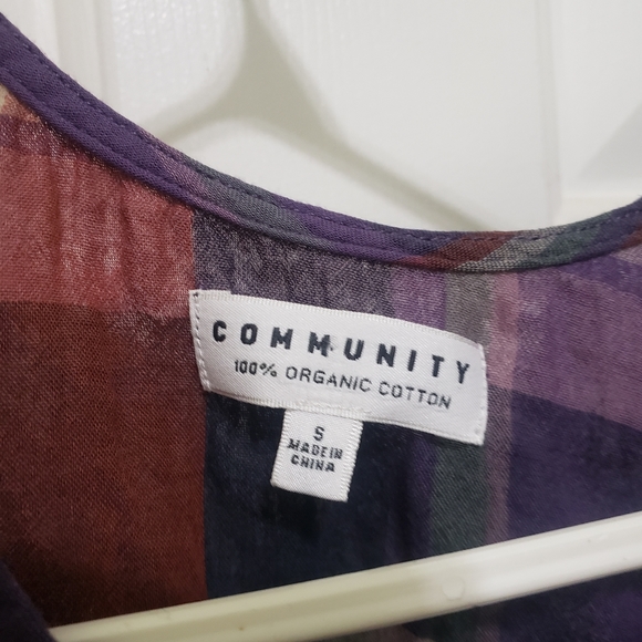 Aritzia Community Plaid Crop Top and Shorts Set - Picture 6 of 10